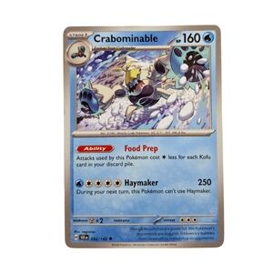 🦋*NEW!*🦋 Crabominable - 042/142 Stellar Crown Pokemon Card